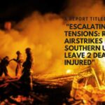 A report titled “Escalating Tensions: Russian Airstrikes in Southern Ukraine Leave 2 Dead and 3 Injured”